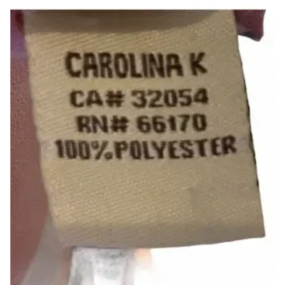 Carolina K Dress Womens XS Red Multicolor Geometric Bohemian A-Line Cap Sleeve - Picture 4 of 9